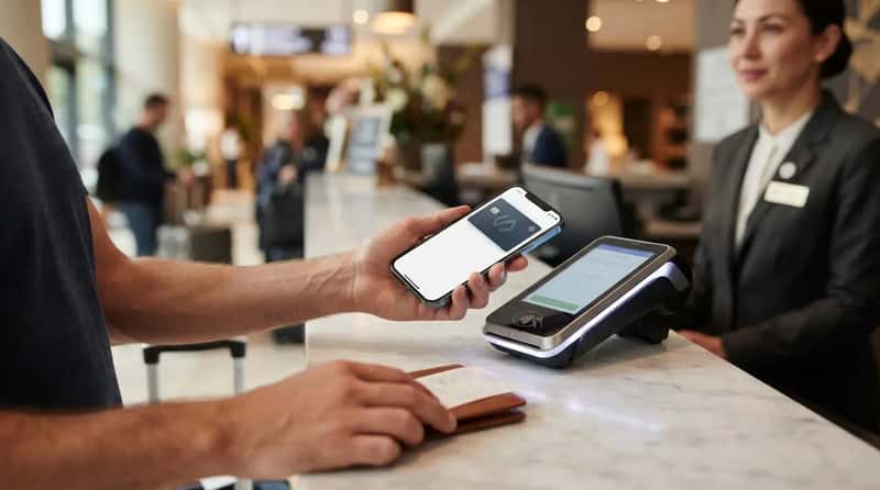 #12 - They Have a Corporate Card Loaded Into Their Phone Wallet (Image Credits: Gemini)