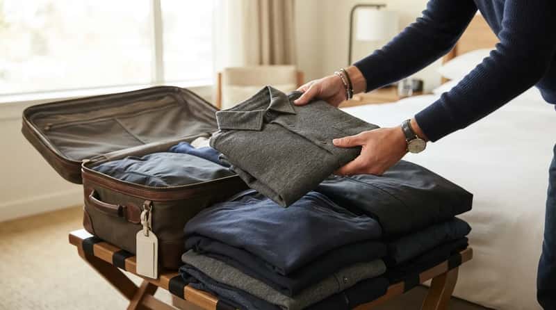 4. They Choose Wrinkle-Resistant Fabrics Deliberately (Image Credits: Gemini)