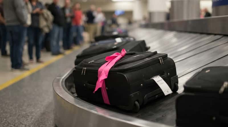 2. They Label Their Luggage to Spot It Instantly (Image Credits: Gemini)