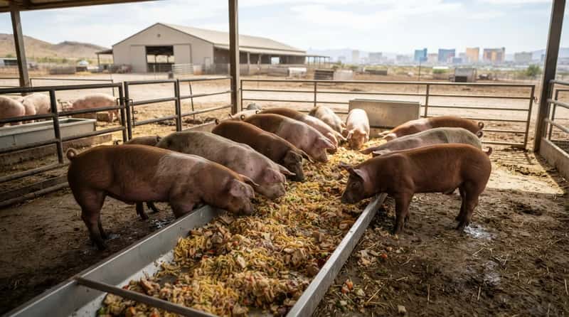 #4 - Some of It Literally Ends Up Feeding Pigs (Image Credits: Gemini)