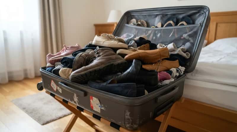 #11 - Overpacking Shoes (Image Credits: Gemini)