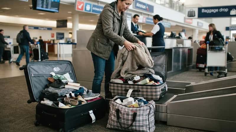 #4 - Shifting Carry-On Overflow Into Your Checked Bag (Image Credits: Gemini)