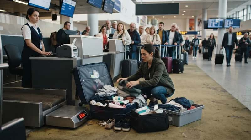 #1 - Waiting Until Check-In to Discover the Problem (Image Credits: Gemini)