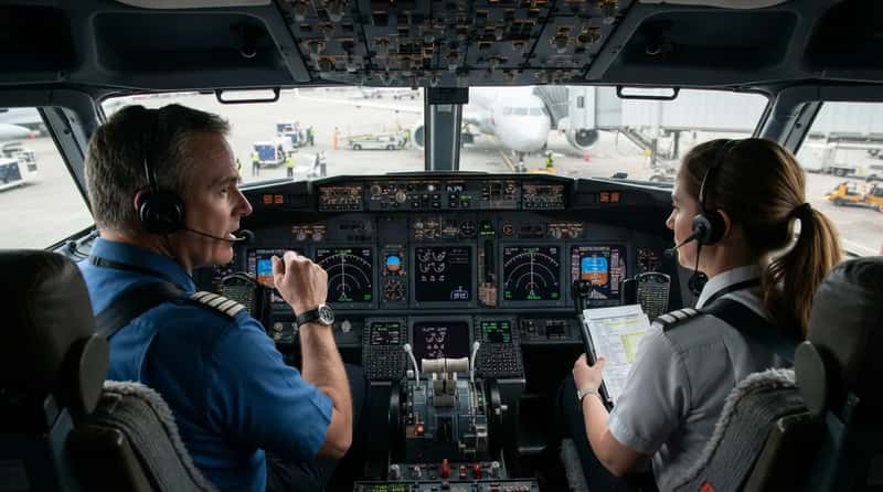 #7 - The Pilots Are Already Talking to Air Traffic Control (Image Credits: Gemini)