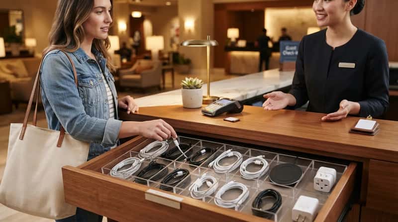 #14 - Loaner Phone Chargers and Adapters (Image Credits: Gemini)