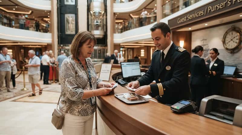 #8 - Currency Exchange Through the Purser Can Beat Port ATMs (Image Credits: Gemini)