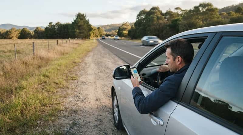 #15 - They Pull Over for Urgent Texts and Calls (Image Credits: Gemini)