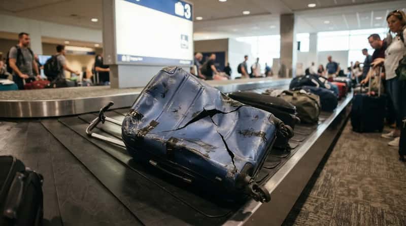 #3 - Damaged Bags Reveal How Your Cargo Hold Was Loaded (Image Credits: Gemini)
