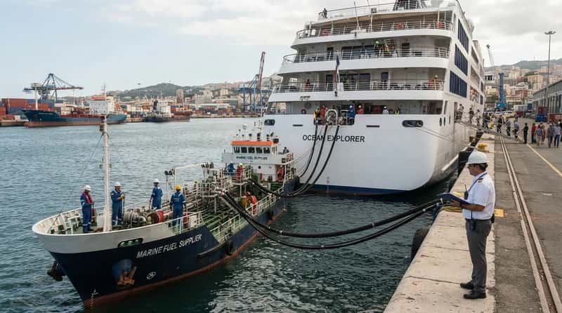10. Arranging Fuel Bunkering While You're Ashore Sightseeing (Image Credits: Gemini)