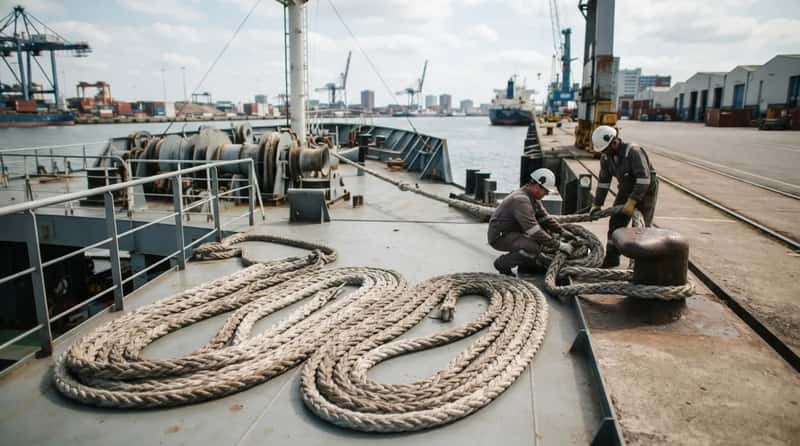 Mooring Lines Are Staged for Slipping (Image Credits: Gemini)