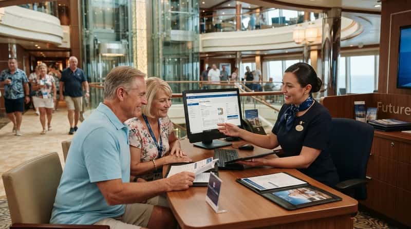 #2 - Use the Future Cruise Desk Before You Disembark (Image Credits: Gemini)