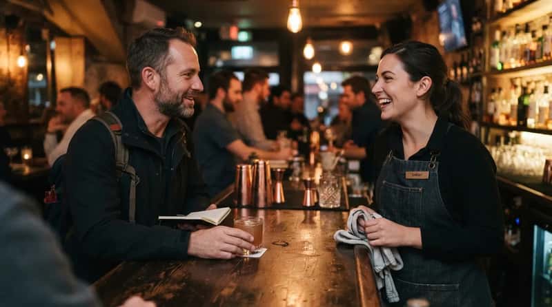 1. Whether You See the Bartender as a Person (Image Credits: Gemini)
