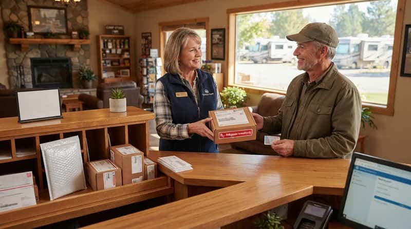 11. Mail and Parcel Acceptance at the Front Desk (Image Credits: Gemini)