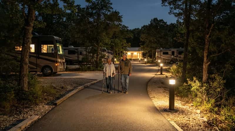 8. Paved, Well-Lit Walkways Throughout the Park (Image Credits: Gemini)
