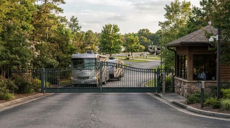 7. Gated Access and On-Site Security (Image Credits: Gemini)