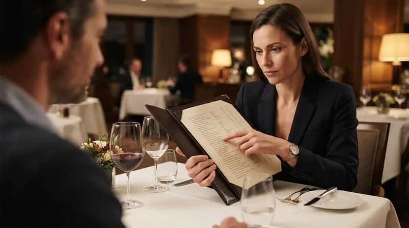 14. How You Handle the Wine List (Image Credits: Gemini)