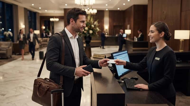 9. You're Traveling on a Corporate Account (Image Credits: Gemini)