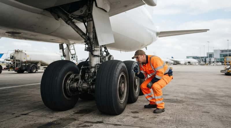#10 - Landing Gear and Tire Inspection (Image Credits: Gemini)