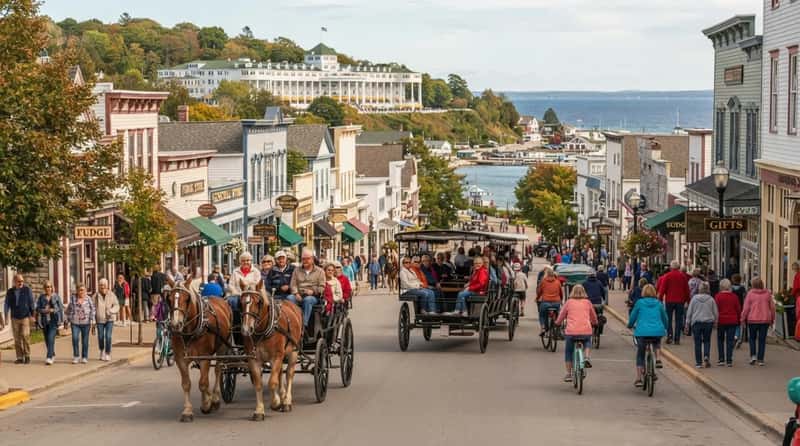 11. Mackinac Island, Michigan (Image Credits: Gemini)