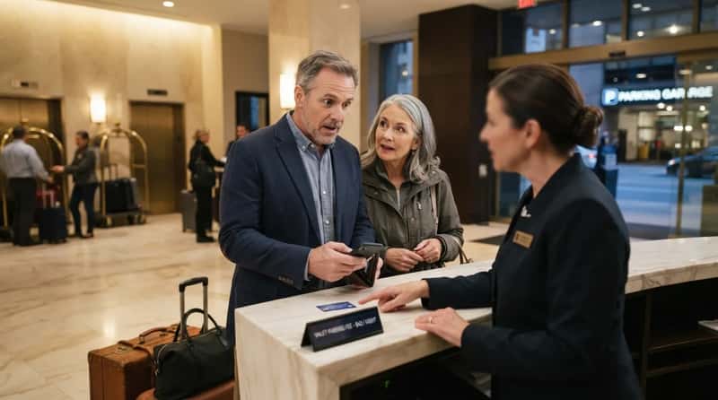 11. Booking Hotel Parking Without Checking the Fee First (Image Credits: Gemini)