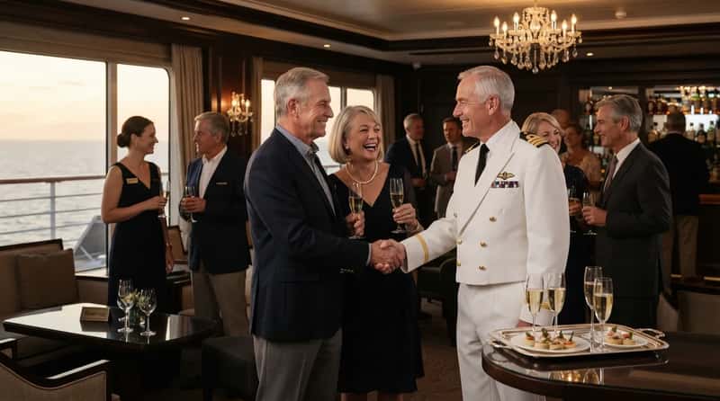 #6 - An Invitation to the Invite-Only Captain's Cocktail Reception (Image Credits: Gemini)