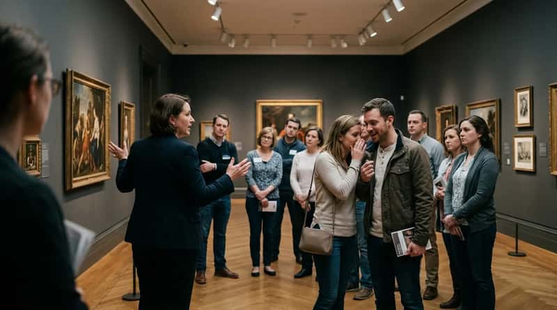 #17 - Treating the Docent Tour as Optional Background Noise (Image Credits: Gemini)
