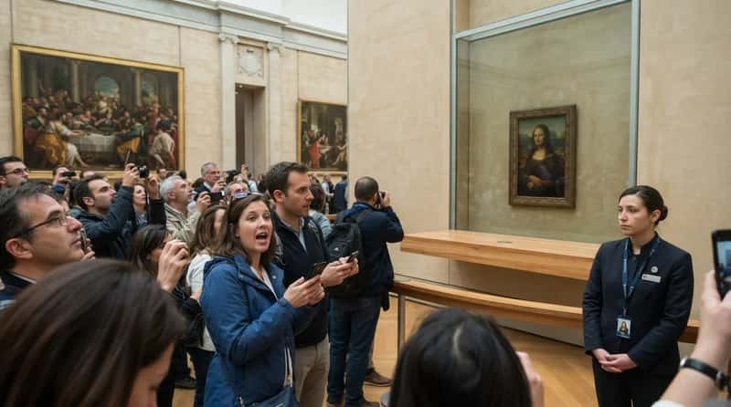 #8 - Loudly Declaring That a Famous Work "Looks Smaller in Person" (Image Credits: Gemini)