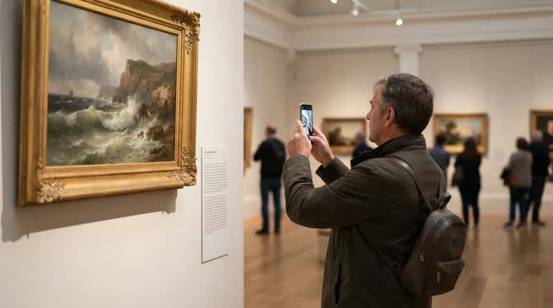 #6 - Photographing the Label Instead of Actually Looking at the Piece (Image Credits: Gemini)
