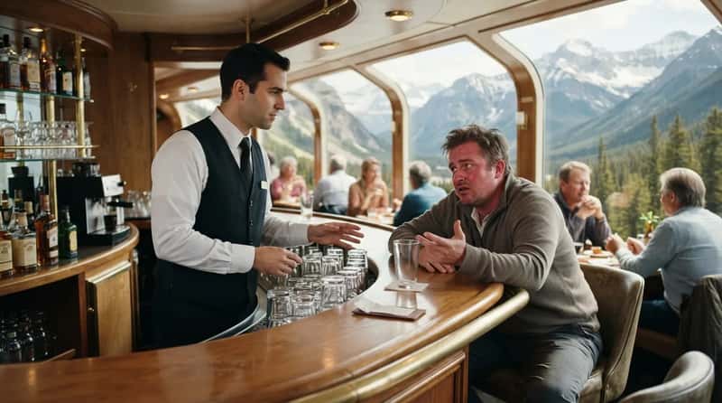 7. Drinking Too Much From the Bar Car (Image Credits: Gemini)