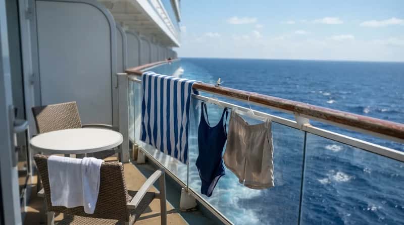 #20 - Hanging Laundry Over the Railing (Image Credits: Gemini)