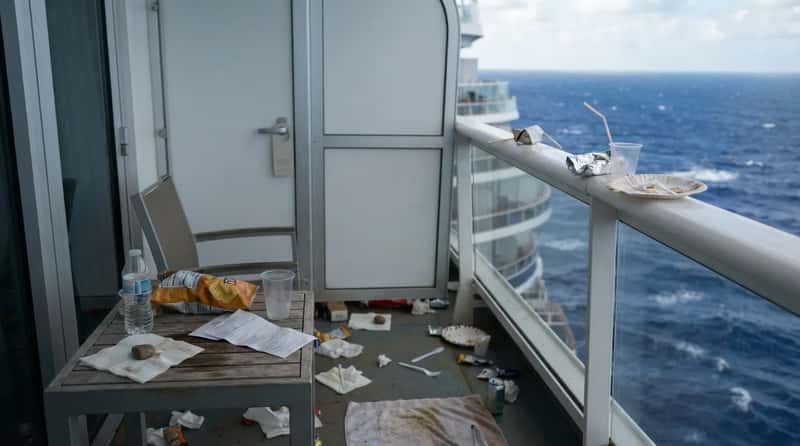#8 - Using the Balcony as Trash Storage (Image Credits: Gemini)