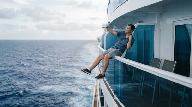 #2 - Taking Railing Selfies With Feet Dangling Over the Edge (Image Credits: Gemini)