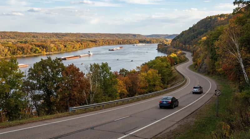 #14 - The Great River Road: Minnesota to Louisiana (Image Credits: Gemini)