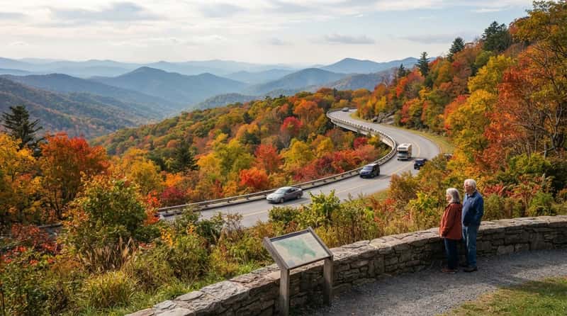 #8 - The Great Smoky Mountains & Blue Ridge Parkway (Image Credits: Gemini)