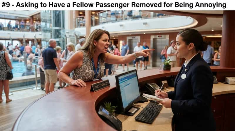 #9 - Asking to Have a Fellow Passenger Removed for Being Annoying (Image Credits: Gemini)
