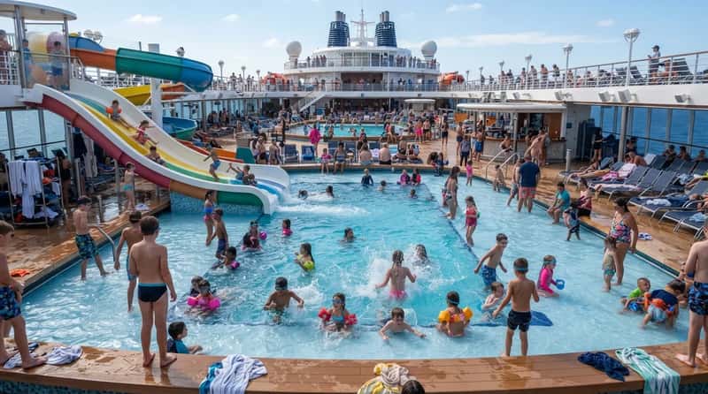 #6 - Requesting That Children Be Banned from the Pool on a Family Ship (Image Credits: Gemini)