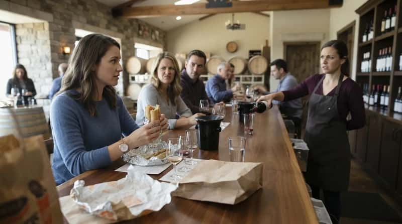 #17 - Bringing Outside Food Into the Tasting Room (Image Credits: Gemini)