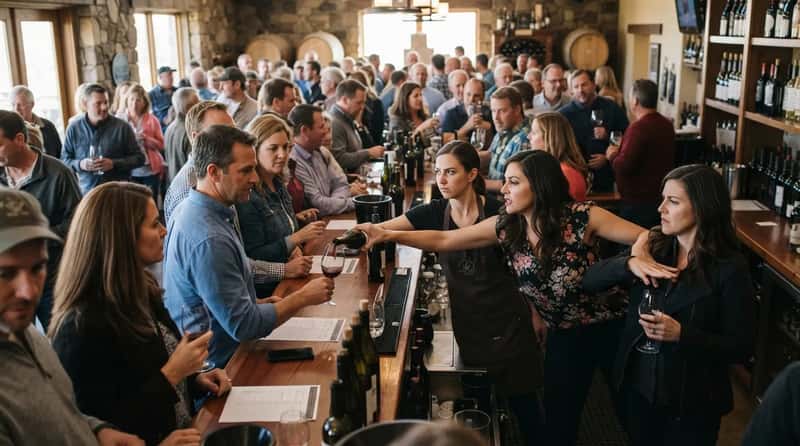 #7 - Elbowing to the Front of a Crowded Bar (Image Credits: Gemini)