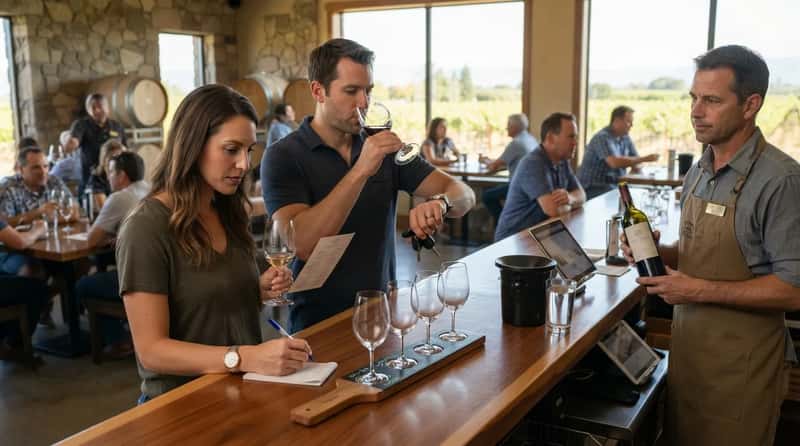 #3 - Rushing Through the Flight to Hit Multiple Wineries (Image Credits: Gemini)