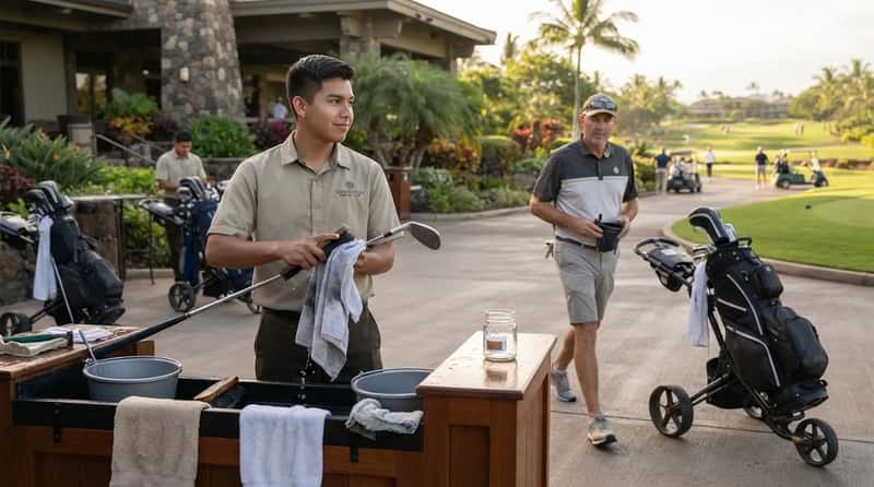 #2 - Skipping the Tip on Club Cleaning After the Round (Image Credits: Gemini)