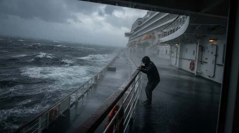 #14 - Going on Deck in Rough Weather Can Kill You (Image Credits: Gemini)