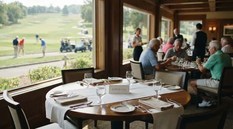 #6 - A Standing Table in the Clubhouse Dining Room for Your Group (Image Credits: Gemini)