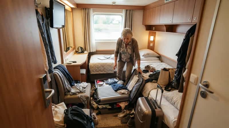 9. Overpacking for a Ship With Tiny Cabins (Image Credits: Gemini)