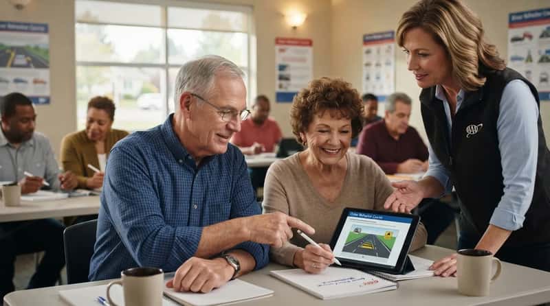 #2 - They Connect You to a Free Driver Refresher Course That Lowers Your Insurance Rate (Image Credits: Gemini)