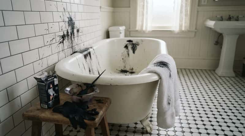 #16 - Leaving Hair Dye Stains in the Bathroom (Image Credits: Gemini)