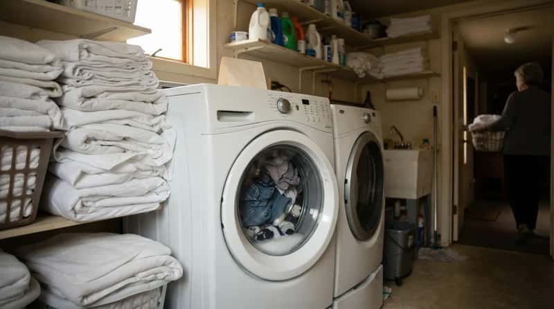 #6 - Attempting to Use the Owner's Personal Washing Machine (Image Credits: Gemini)