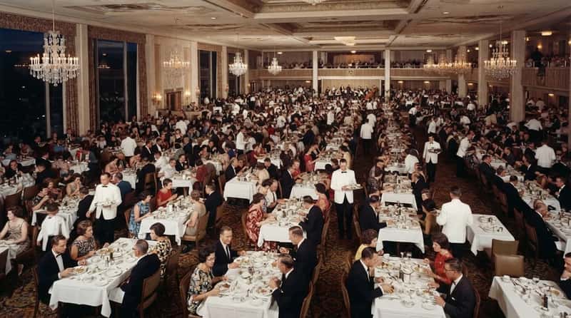 21. One Dining Room Could Seat 3,000 People at Once (Image Credits: Gemini)