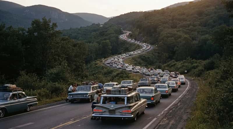 15. Families Drove Hours on a Two-Lane Road, Every Single Summer (Image Credits: Gemini)