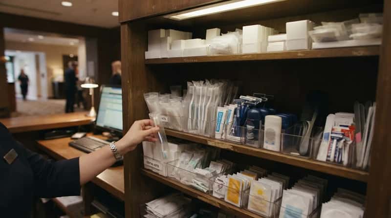 #15 - The Free Toiletry Stash Behind the Counter (Image Credits: Gemini)