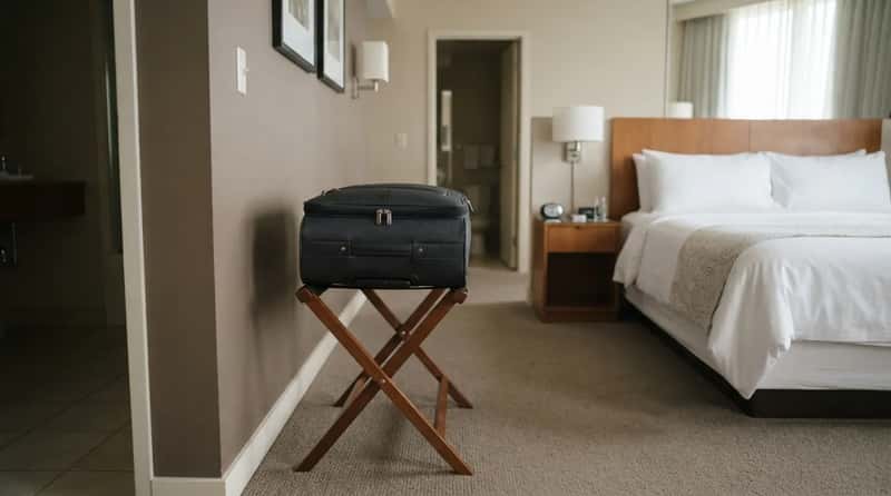 #7 - They Keep the Suitcase Off the Bed and Away From the Wall (Image Credits: Gemini)